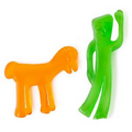 Gumby & Pokey Gummies in clear cello bag with header card